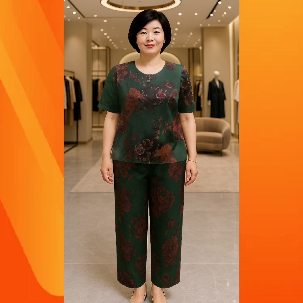 Đồ Bộ Trung Niên Cho Mẹ 𝗟𝗮𝗻𝗹𝗲𝗲 𝗦𝘁𝗼𝗿𝗲 Mã 0W