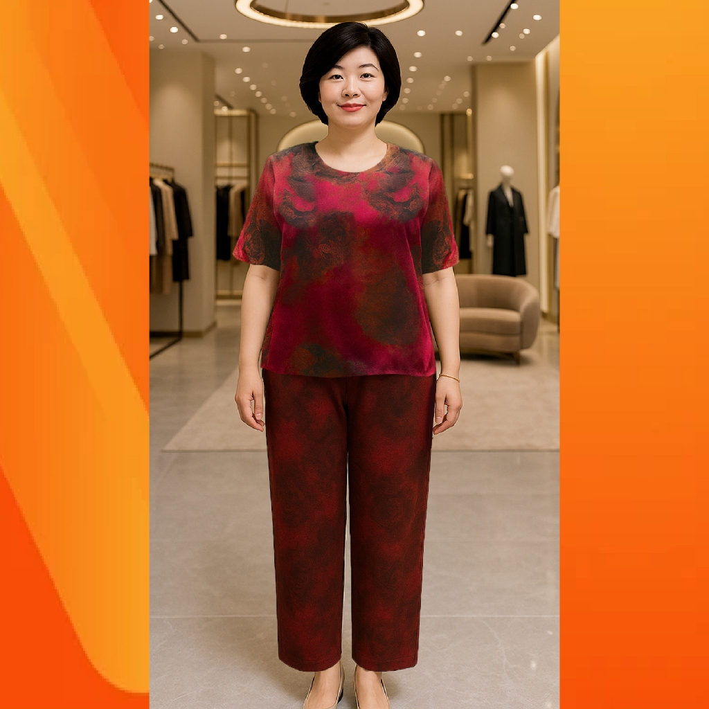 Đồ Bộ Trung Niên Cho Mẹ 𝗟𝗮𝗻𝗹𝗲𝗲 𝗦𝘁𝗼𝗿𝗲 Mã 0W