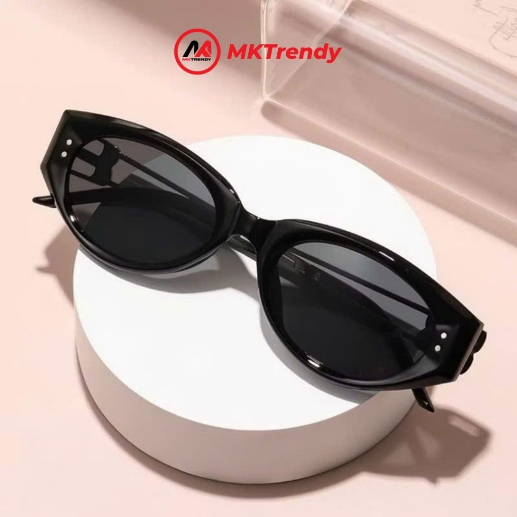 [Võ Hà Linh x MKTRENDY] Kính râm mắt mèo T33 thời trang chống tia UV tặng túi đựng kính khăn lau kính