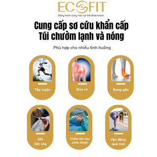 Đai Chườm Bắp Tay ECOFIT Nóng Lạnh Dùng Cho Gym, Thể Thao, Giảm Đau Cơ Sau Khi Vận Động, Phẫu Thuật