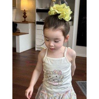Đồ bộ hai dây cho bé gái 9th-4 tuổi thun cotton cánh tiên phong cách Hàn D1276 Bí Ngô Nhỏ