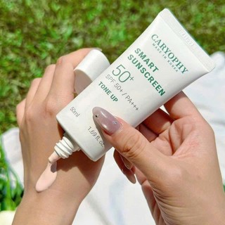Kem chống nắng Caryophy Smart Tone-up Sunscreen nâng tone cho da dầu mụn chính hãng 50ml - Bebeau