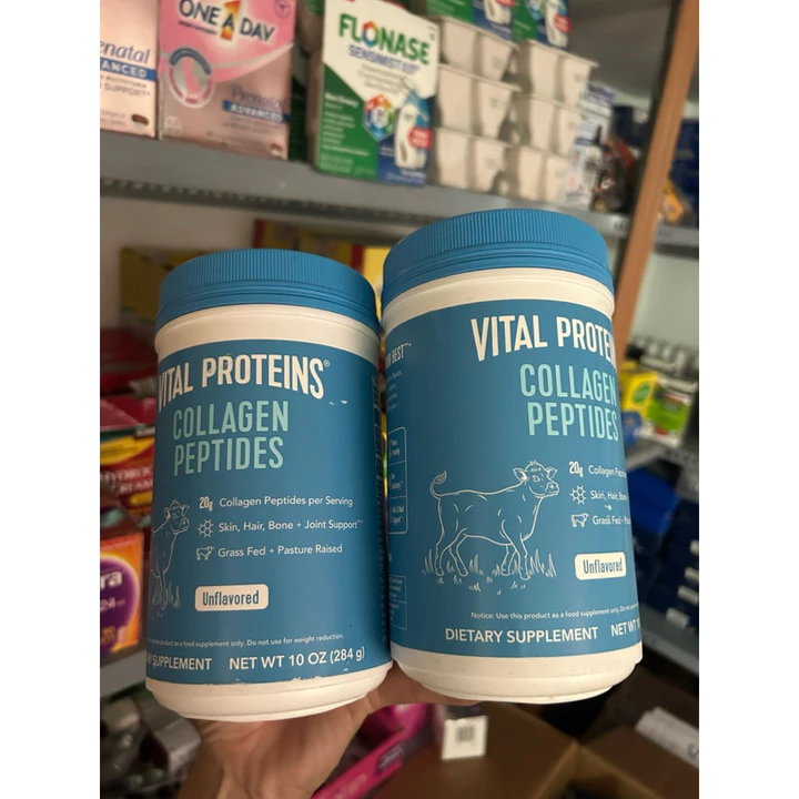 Bột Collagen thủy phân không vị Vital Proteins Collagen Peptides Unflavored 284g
