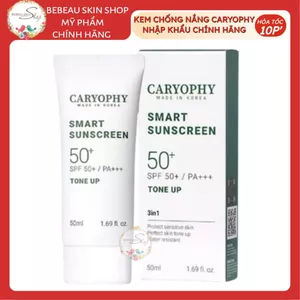 Kem chống nắng Caryophy Smart Tone-up Sunscreen nâng tone cho da dầu mụn chính hãng 50ml - Bebeau