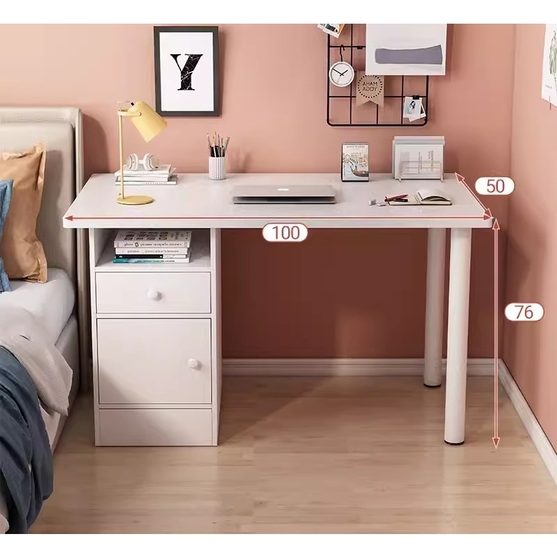 Bàn học có ngăn kéo, bàn làm việc văn phòng,bàn gỗ MDF phủ melamin cao cấp  HM509