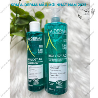 Sữa Rửa Mặt Aderma Gel Moussant Purifiant PhysAc dùng cho da dầu mụn, nhạy cảm