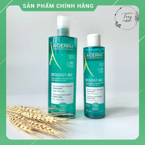 Sữa Rửa Mặt Aderma Gel Moussant Purifiant PhysAc dùng cho da dầu mụn, nhạy cảm