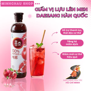 Nước Giấm Lựu Đỏ Hongcho Chai 500ml/900ml - Giải Khát Mỗi Ngày