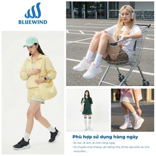 [TĂNG SIZE] Giày Thời Trang Nữ Đế Cao 4cm BLUEWIND Conpavo Đế Mềm Mại, Dễ Phối Đồ, Phong Cách Năng Động 68406