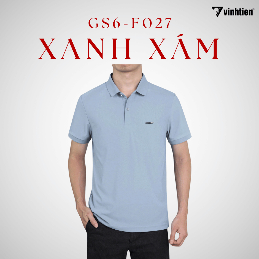 Áo Polo Nam, Áo Thun Nam Vĩnh Tiến Form Regular Fit  ( Có xẻ tà), Thanh Lịch, Sang Trọng 329 - Nhiều Màu