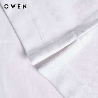 Owen - Áo polo Bodyfit APV257136 màu Trắng chất liệu CVC Spandex