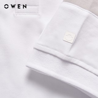 Owen - Áo polo Bodyfit APV257136 màu Trắng chất liệu CVC Spandex