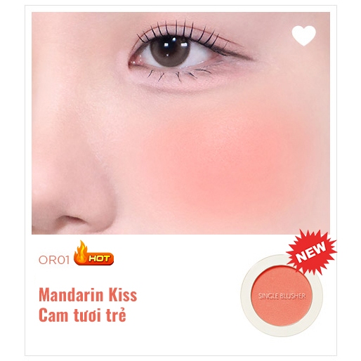 [CHÍNH HÃNG] Phấn Má Hồng THE SAEM Saemmul Single Blusher Hàn Quốc màu siêu xinh mềm mịn dễ dùng Siêu HOT (Sale Date)