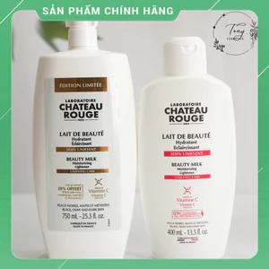 Sữa Dưỡng Thể Trắng Da Chateau Rouge của Pháp| Dưỡng Ẩm, Giúp Làm Sáng Da