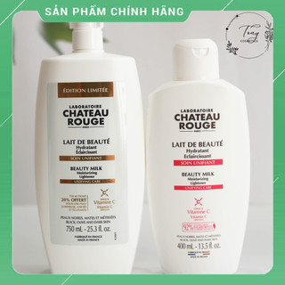 Sữa Dưỡng Thể Trắng Da Chateau Rouge của Pháp| Dưỡng Ẩm, Giúp Làm Sáng Da