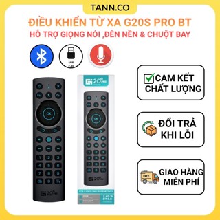 [HỎA TỐC] Điều Khiển TV G20S PRO BT 2 Chế Độ Kết Nối Bluetooth & 2.4Ghz | Trợ Lý Giọng Nói | Chuột Bay | Dễ Sử Dụng