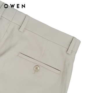 Owen - Quần short J-Form SV257128 màu Be chất liệu Smart polyester