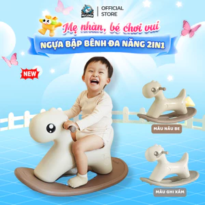 Ngựa Bập Bênh Pakey Mới 2026 Chống Lật, Xe Chòi Chân Giúp Bé Rèn Luyện Khả Năng Giữ Thăng Bằng - RH01