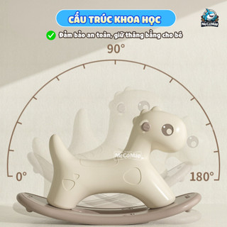 Ngựa Bập Bênh Pakey Mới 2026 Chống Lật, Xe Chòi Chân Giúp Bé Rèn Luyện Khả Năng Giữ Thăng Bằng - RH01