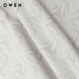Owen - Áo sơ mi ngắn tay Body Fit AB255000NT màu Be chất liệu Spandex