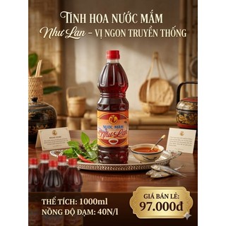 Nước mắm nhĩ cá cơm nha trang chai 1lit