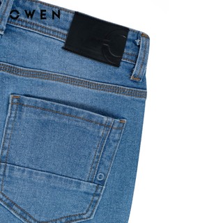 Owen - Quần jeans Regular Fit QJR258012 màu Xanh nhạt chất liệu Cotton Spandex