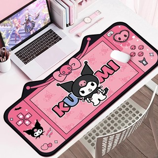 Lót Chuột Kuromi 80x30cm | Pad Chuột Cute Cỡ Lớn | Desk Mat Gaming | Chống Trượt, Chống Nước