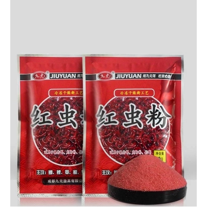Combo Bột Tơ Nhện JayFishing Với Trùng Chỉ Dùng Làm Mồi Vuốt, Kết Dính Cực Tốt