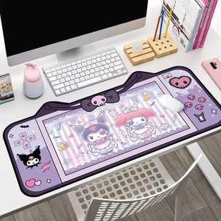 Lót Chuột Kuromi 80x30cm | Pad Chuột Cute Cỡ Lớn | Desk Mat Gaming | Chống Trượt, Chống Nước