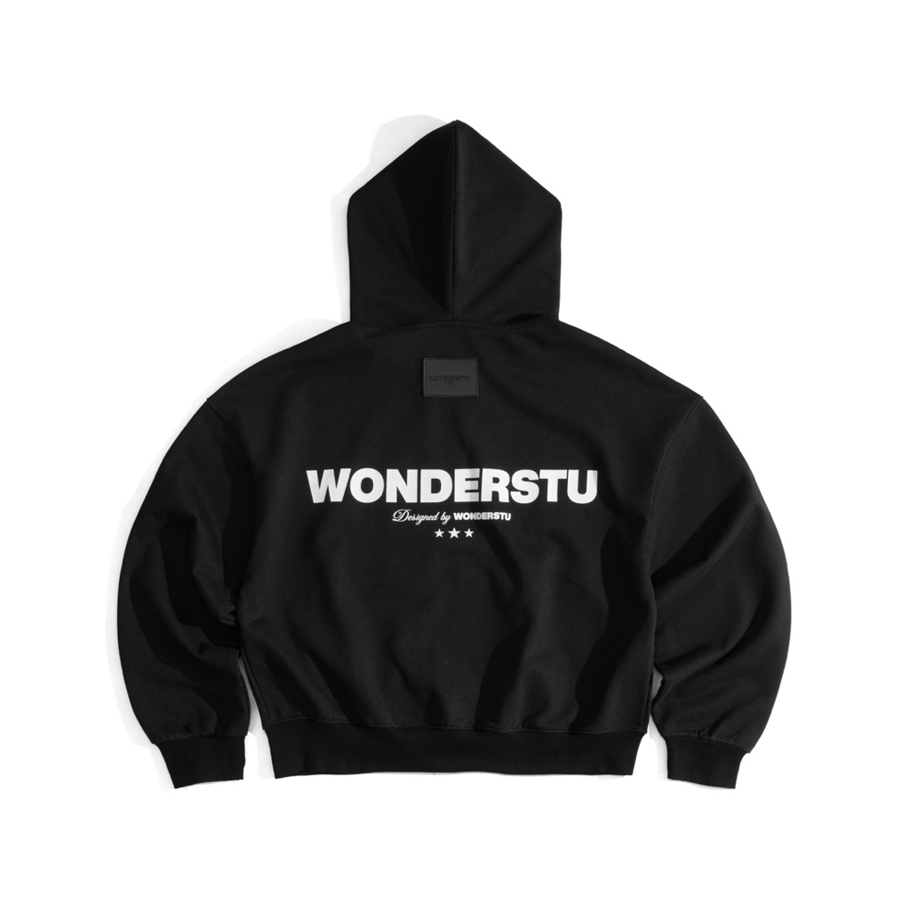 ÁO HOODIE ZIP NỈ CHÂN CUA 450GSM DÀY DẶN BIG LOGO "WONDERSTU TEAM" | BigBuy360 - bigbuy360.vn