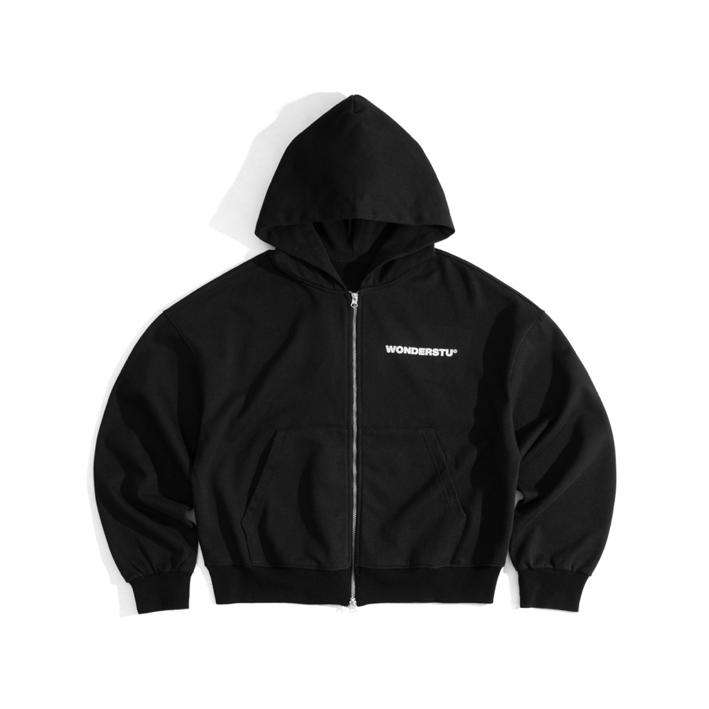 ÁO HOODIE ZIP NỈ CHÂN CUA 450GSM DÀY DẶN BIG LOGO "WONDERSTU TEAM" | BigBuy360 - bigbuy360.vn