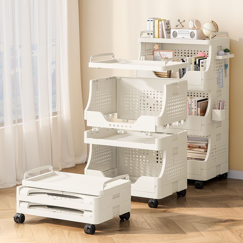 🔥Hỏa Tốc 2H🔥Kệ để đồ phòng khách và phòng ngủ đa năng bằng nhựa, sức chứa lớn, chịu tải mạnh, có bánh xe