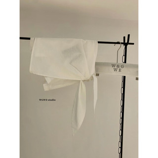 𝐏𝐡𝐢𝐞𝐧 𝐖𝐆𝐖𝐄 | (Sẵn) w9027 Quần Váy Short Thô Đũi Buộc Eo Dáng Ngắn