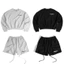 SET SWEATER NỈ CUA 450GSM "BIG LOGO" WONDERSTU - UNISEX