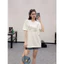 ⚡️[Hight Quality] Áo Phông Len Nam Nữ \/ Cream Ready To - Điểm Nhấn Chữ Thêu Nổi Cách Điệu Cao Cấp Loại 1