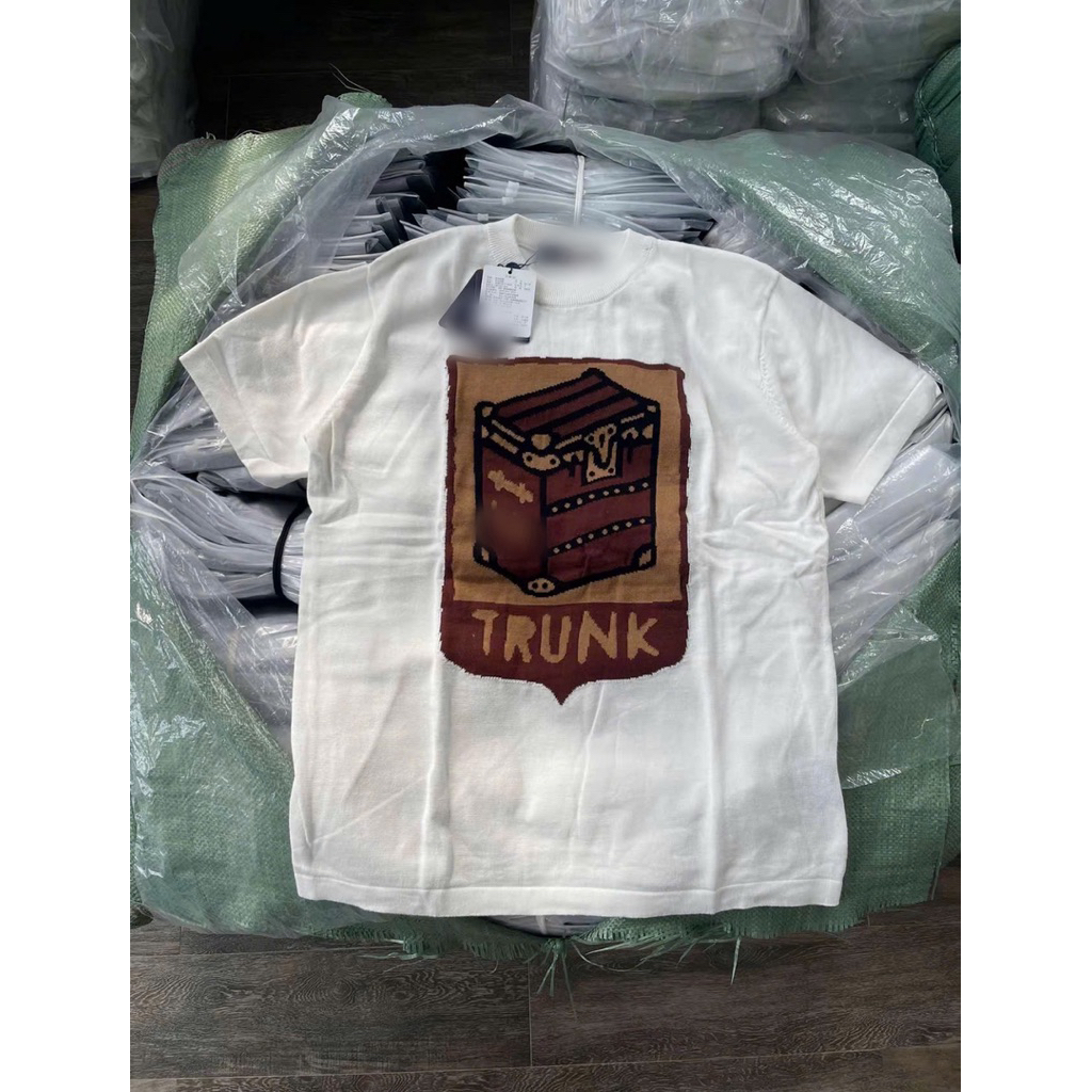 ⚡️[Hight Quality] Áo Phông Len Nam Nữ \/ Trunk Ready To - Điểm Nhấn Dệt Hộp Phối Màu Cao Cấp Loại 1