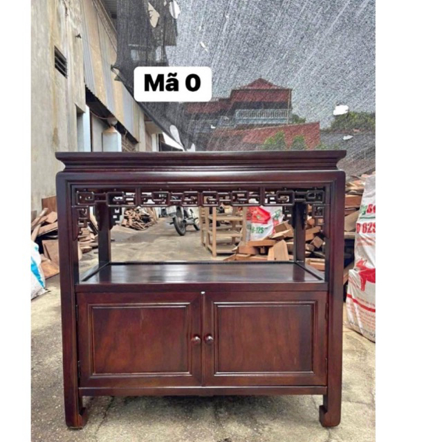 bàn tủ chữ Nhật mặt 40x60, 40x80, 40x1m cao 80 gỗ lim