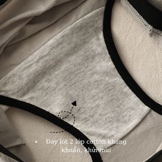 Quần lót nữ cotton kháng khuẩn co giãn thấm hút tốt cạp vừa tôn dáng kiểu dáng cá tính DEVARI L8822