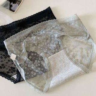 Quần lót nữ ren lưới thoáng mát cạp vừa tôn dáng gợi cảm họa tiết thuê hoa xinh xắn sexy DEVRI L2018
