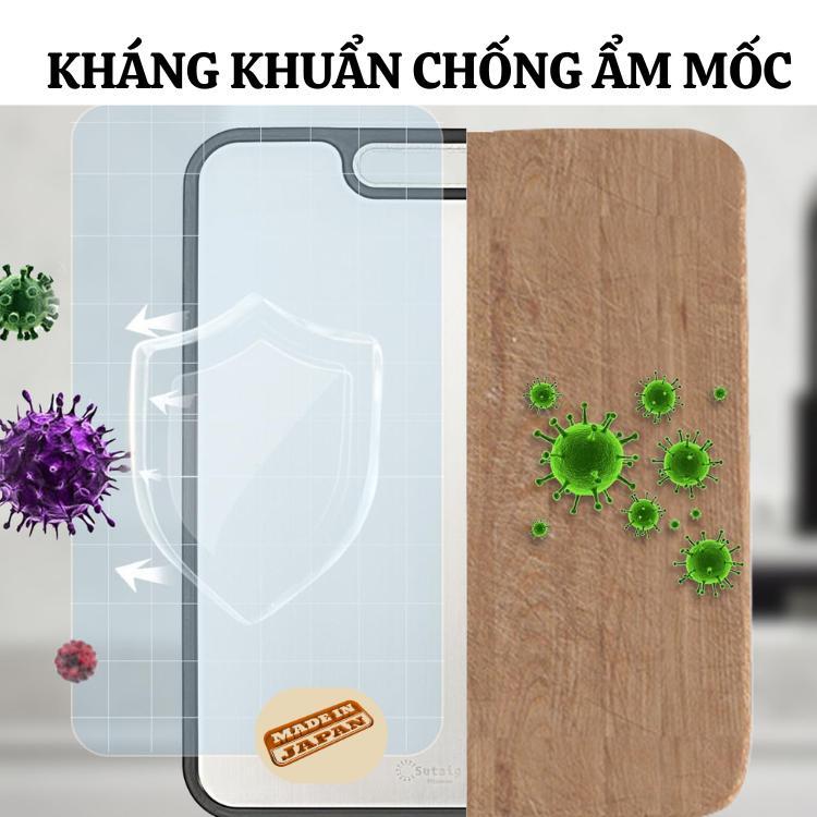 Thớt nhà bếp cao cấp kháng khuẩn 2 mặt Inox 316 hàng nhạp bãi Japan chưa qua sử dụng