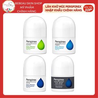 Lăn Khử Mùi Perspirex Hỗ Trợ Ngăn Mùi Chuyên Sâu Cho Mọi Loại Da 20ml Hàng Nhập Khẩu Chính Hãng