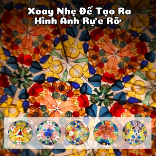 Kính Vạn Hoa Mideer Colorful Kaleidoscope - Đồ Chơi Ống Nhòm Khám Quá Và Quan Sát Màu Sắc Cho Bé Phát Triển Não Bộ