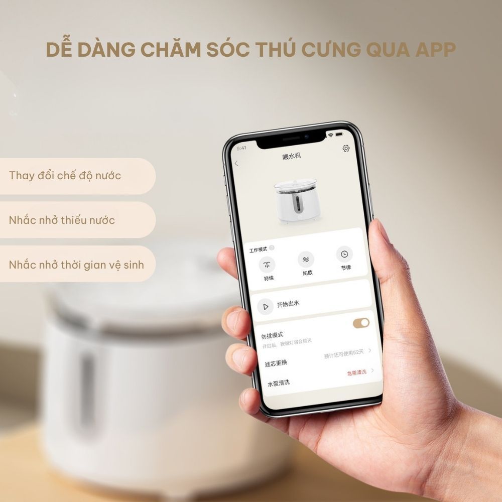 [BH 12 Tháng] Máy Lọc Nước Tự Động Cho Mèo Neakasa UVC