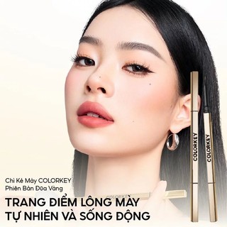 Chì Kẻ Mày Colorkey The Rapid Eyebrow Pencil Chống Thấm Nước Thiết Kế Hai Đầu Tiện Dụng 0.7g