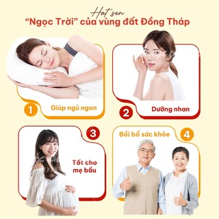 Hạt sen 500g, hạt sen Huế bở, thơm, mềm dùng hầm canh, nấu chè, soup thơm ngon bổ dưỡng