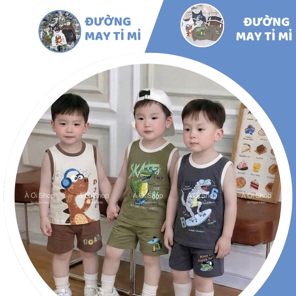 [À ƠI SHOP] E44- set 3 bộ ba lỗ khủng long skater - a100.343