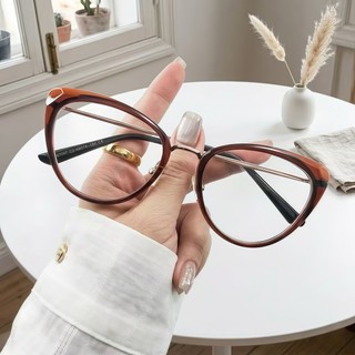 Gọng Kiếng Cận Nữ ALOLA Gọng Kính Mắt Mèo Chống Ánh Sáng Xanh Tia UV Đổi Màu Khi Ra Nắng