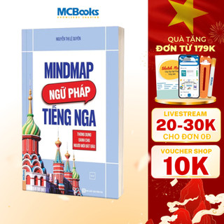 Sách - Mindmap Ngữ Pháp Tiếng Nga Thông Dụng Dành Cho Người Mới Bắt Đầu