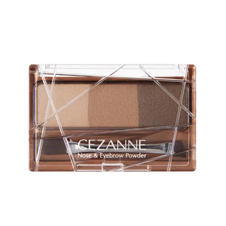 Bảng phấn kẻ mày và tạo khối kèm cọ dễ tán Cezanne 3g chính hãng Nhật Bản