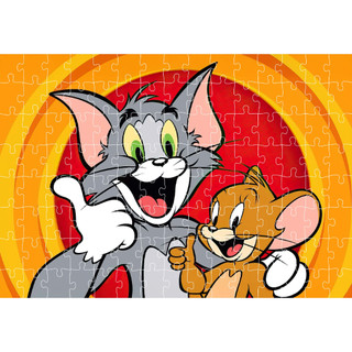 COMBO SỈ tranh ghép A4 20 mảnh, 40 mảnh, 80 mảnh Chủ đề Tom & Jerry TooYoo TG0067